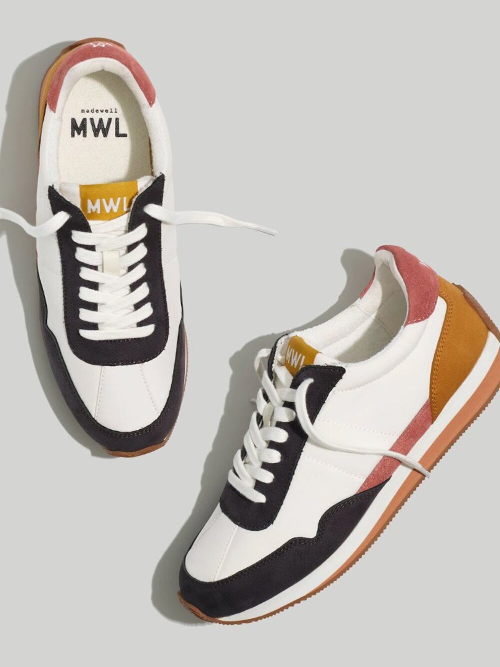 Madewell MWL League Sneakers in Washed Nubuck and Suede - Size 6.5 - Picture 2 of 3
